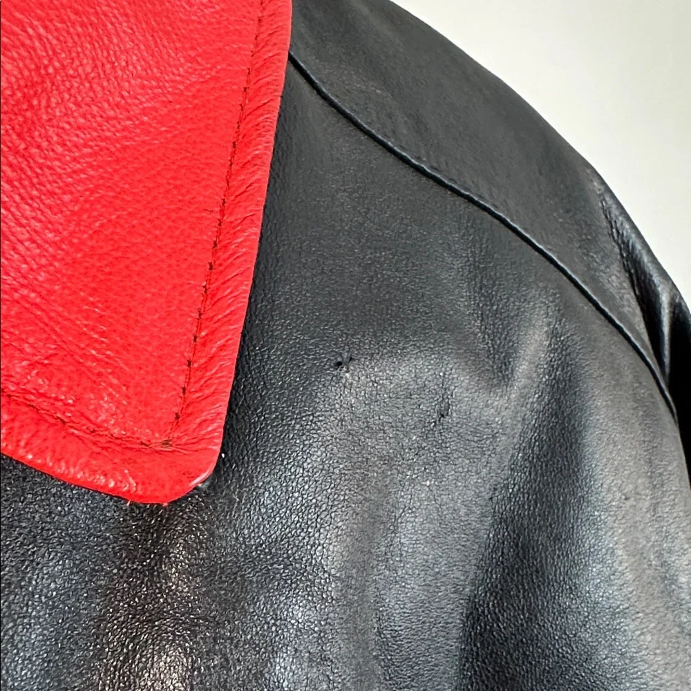Vintage Bussman Racing Leather Jacket Size‎ L
